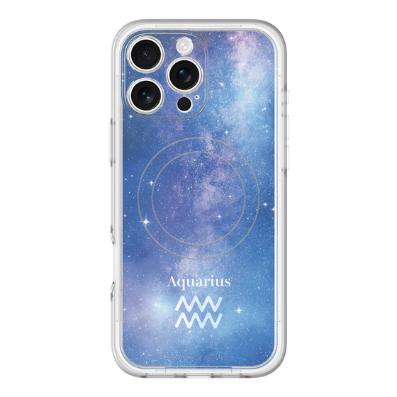 スリムプロテクションプレミアムケース with MagSafe［ STARRY SIGNS - オリジナル - Aquarius ］