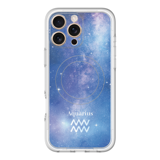 スリムプロテクションプレミアムケース with MagSafe［ STARRY SIGNS - オリジナル - Aquarius ］