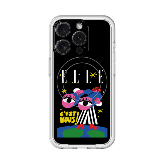 スリムプロテクションプレミアムケース with MagSafe［ ELLE - 80 YEARS - CACHETEJACK ］