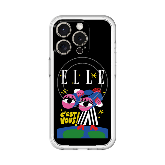 スリムプロテクションプレミアムケース with MagSafe［ ELLE - 80 YEARS - CACHETEJACK ］