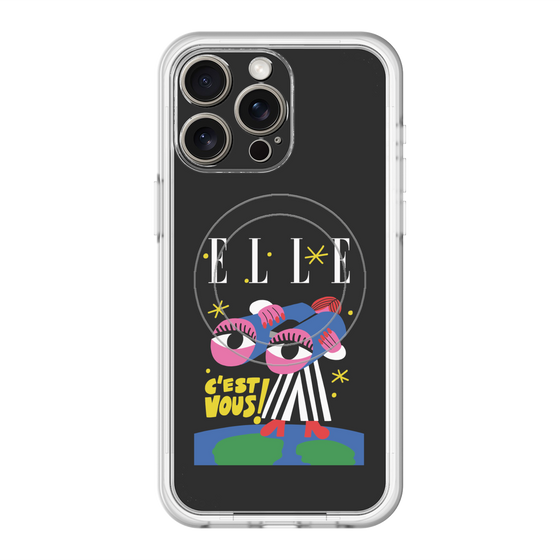 スリムプロテクションプレミアムケース with MagSafe［ ELLE - 80 YEARS - CACHETEJACK ］