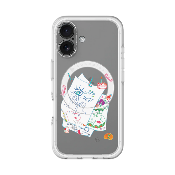 スリムプロテクションプレミアムケース with MagSafe［ ELLE - 80 YEARS - MARION CHARLET ］