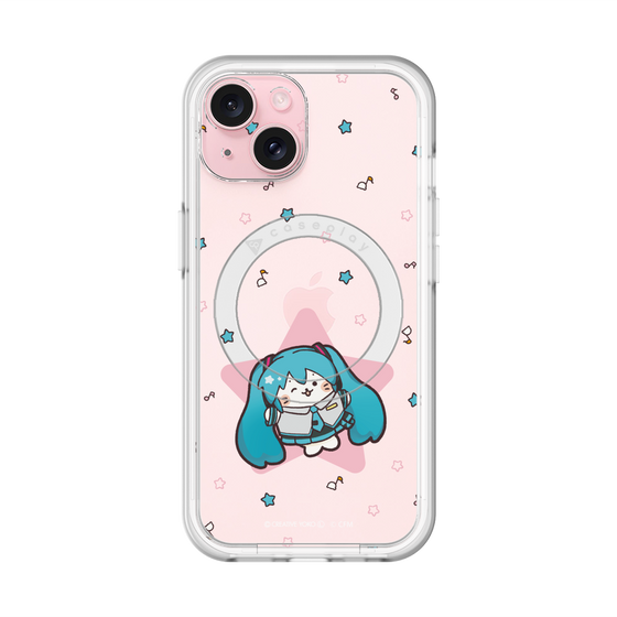 スリムプロテクションプレミアムケース with MagSafe［ しろたん×初音ミク - 初音ミク - しろたん変身 ］