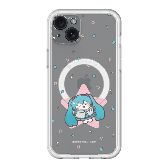 スリムプロテクションプレミアムケース with MagSafe［ しろたん×初音ミク - 初音ミク - しろたん変身 ］
