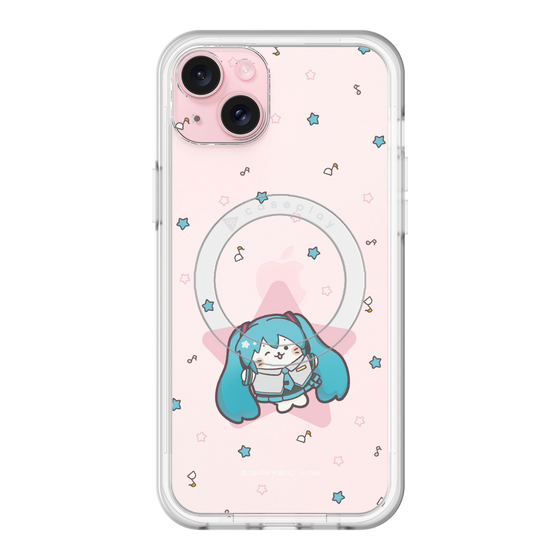 スリムプロテクションプレミアムケース with MagSafe［ しろたん×初音ミク - 初音ミク - しろたん変身 ］