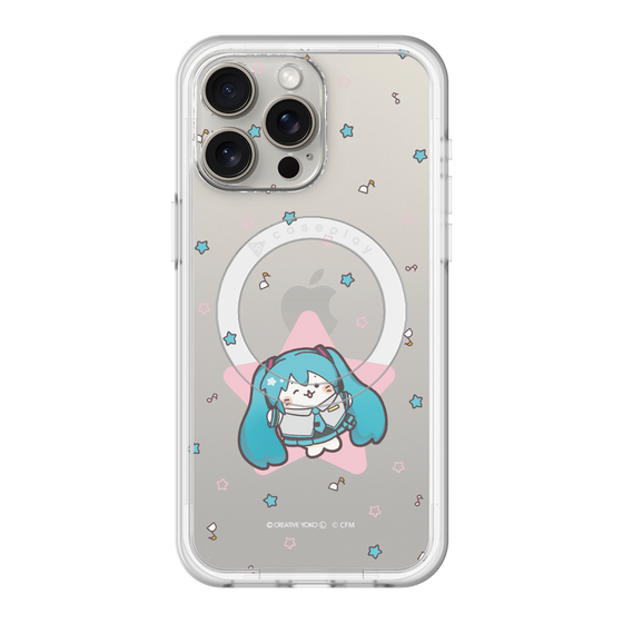 スリムプロテクションプレミアムケース with MagSafe［ しろたん×初音ミク - 初音ミク - しろたん変身 ］