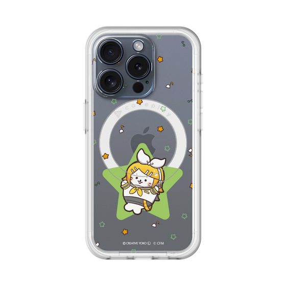 スリムプロテクションプレミアムケース with MagSafe［ しろたん×初音ミク - 鏡音リン - しろたん変身 ］