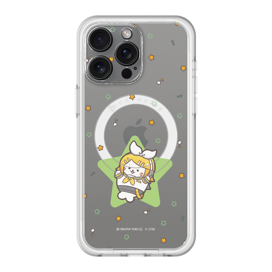 スリムプロテクションプレミアムケース with MagSafe［ しろたん×初音ミク - 鏡音リン - しろたん変身 ］