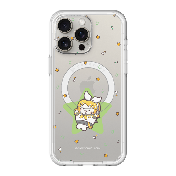 スリムプロテクションプレミアムケース with MagSafe［ しろたん×初音ミク - 鏡音リン - しろたん変身 ］