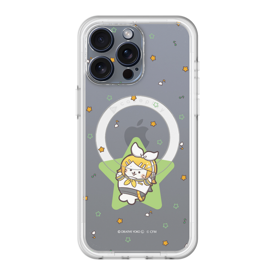 スリムプロテクションプレミアムケース with MagSafe［ しろたん×初音ミク - 鏡音リン - しろたん変身 ］