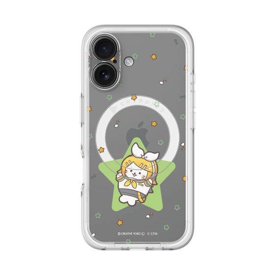 スリムプロテクションプレミアムケース with MagSafe［ しろたん×初音ミク - 鏡音リン - しろたん変身 ］