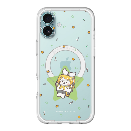スリムプロテクションプレミアムケース with MagSafe［ しろたん×初音ミク - 鏡音リン - しろたん変身 ］