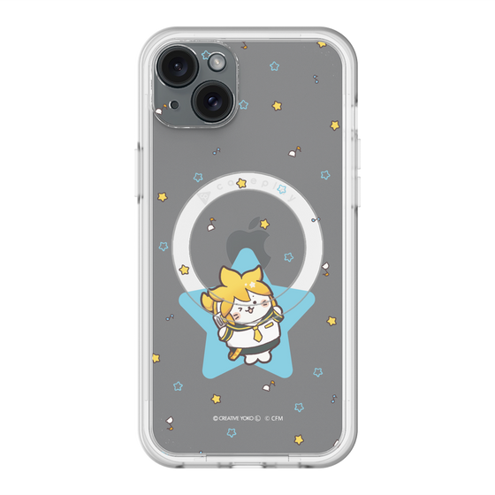 スリムプロテクションプレミアムケース with MagSafe［ しろたん×初音ミク - 鏡音レン - しろたん変身 ］