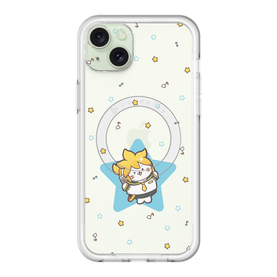 スリムプロテクションプレミアムケース with MagSafe［ しろたん×初音ミク - 鏡音レン - しろたん変身 ］