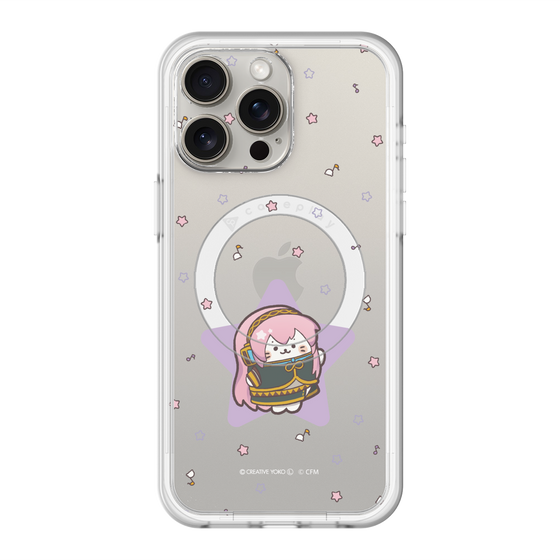 スリムプロテクションプレミアムケース with MagSafe［ しろたん×初音ミク - 巡音ルカ - しろたん変身 ］