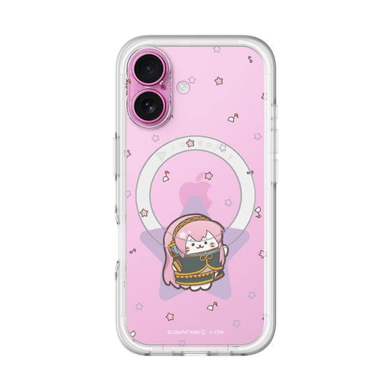 スリムプロテクションプレミアムケース with MagSafe［ しろたん×初音ミク - 巡音ルカ - しろたん変身 ］