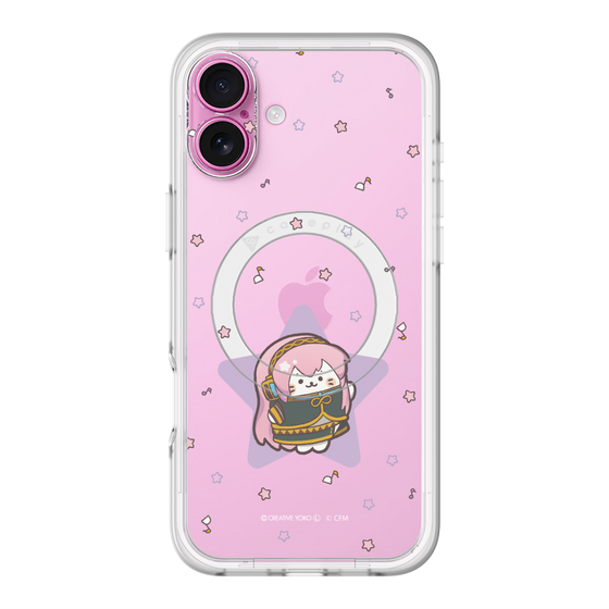 スリムプロテクションプレミアムケース with MagSafe［ しろたん×初音ミク - 巡音ルカ - しろたん変身 ］