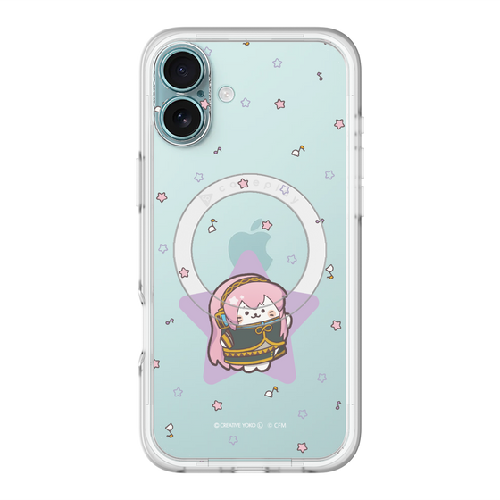 スリムプロテクションプレミアムケース with MagSafe［ しろたん×初音ミク - 巡音ルカ - しろたん変身 ］