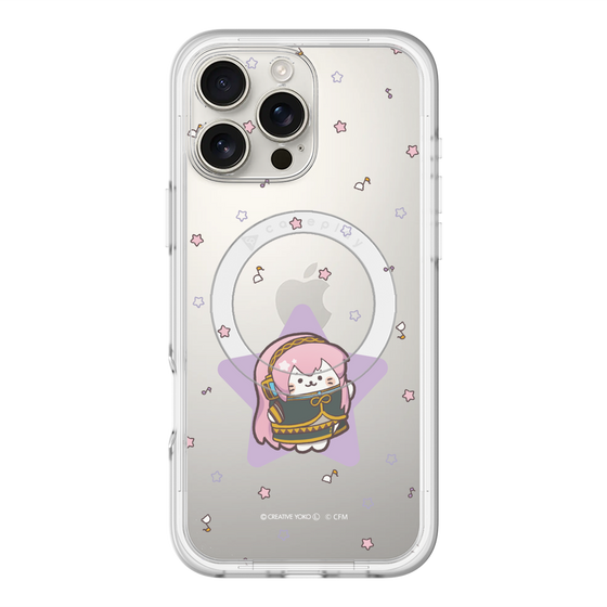 スリムプロテクションプレミアムケース with MagSafe［ しろたん×初音ミク - 巡音ルカ - しろたん変身 ］