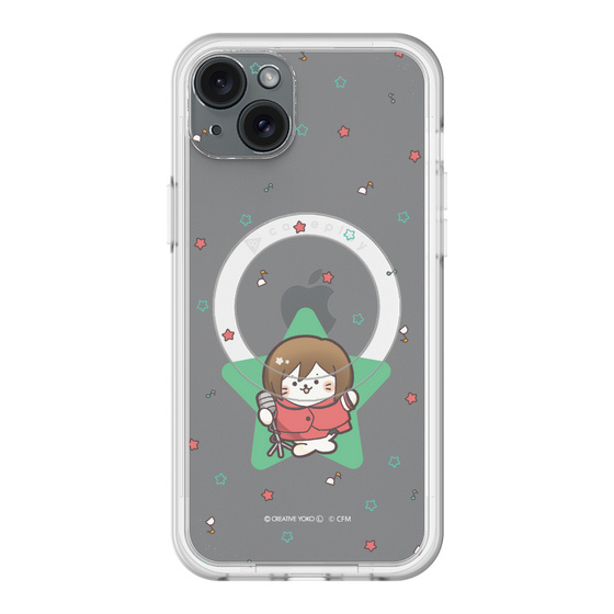 スリムプロテクションプレミアムケース with MagSafe［ しろたん×初音ミク - MEIKO - しろたん変身 ］