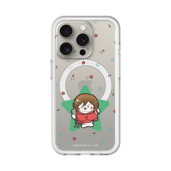 スリムプロテクションプレミアムケース with MagSafe［ しろたん×初音ミク - MEIKO - しろたん変身 ］