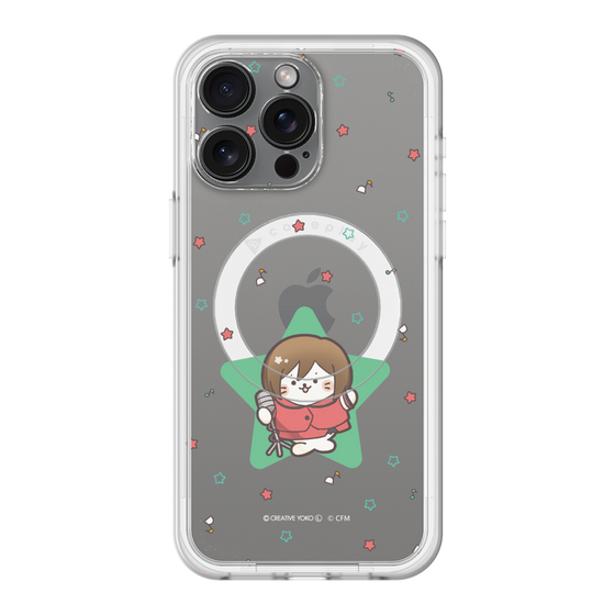 スリムプロテクションプレミアムケース with MagSafe［ しろたん×初音ミク - MEIKO - しろたん変身 ］