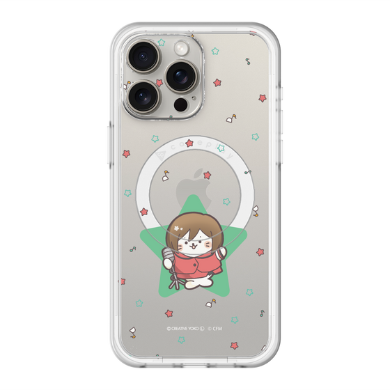 スリムプロテクションプレミアムケース with MagSafe［ しろたん×初音ミク - MEIKO - しろたん変身 ］