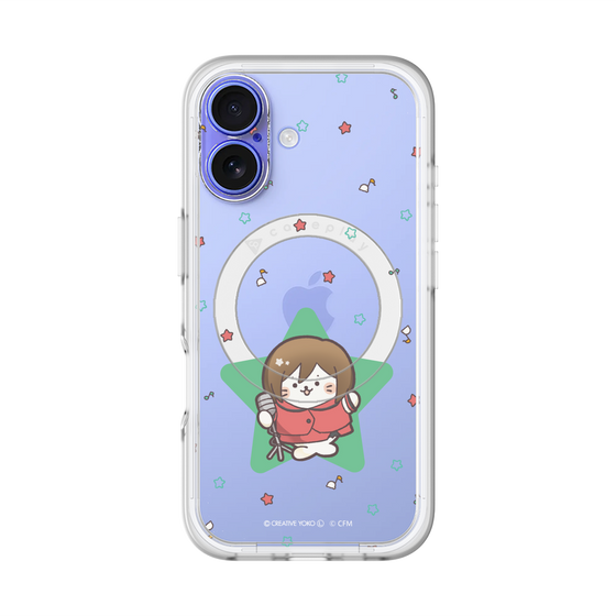 スリムプロテクションプレミアムケース with MagSafe［ しろたん×初音ミク - MEIKO - しろたん変身 ］