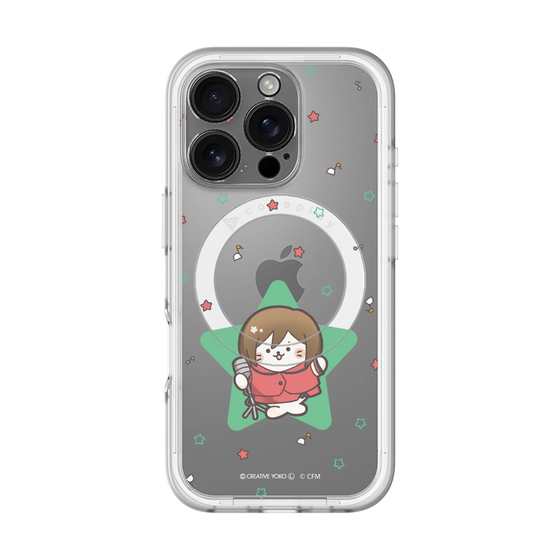 スリムプロテクションプレミアムケース with MagSafe［ しろたん×初音ミク - MEIKO - しろたん変身 ］