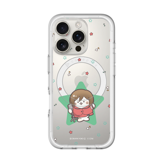 スリムプロテクションプレミアムケース with MagSafe［ しろたん×初音ミク - MEIKO - しろたん変身 ］