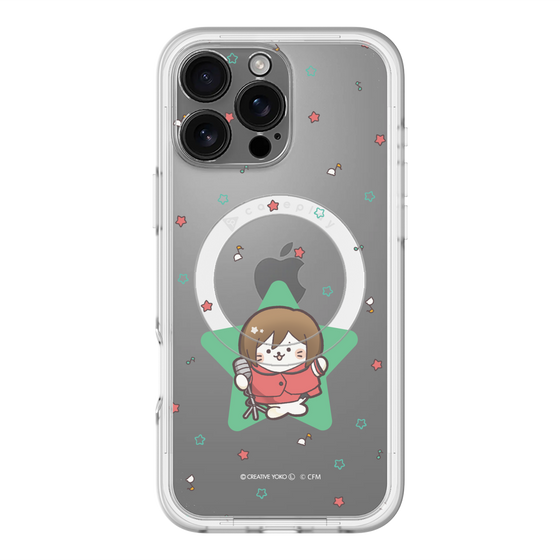 スリムプロテクションプレミアムケース with MagSafe［ しろたん×初音ミク - MEIKO - しろたん変身 ］
