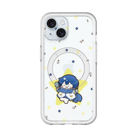 スリムプロテクションプレミアムケース with MagSafe［ しろたん×初音ミク - KAITO - しろたん変身 ］