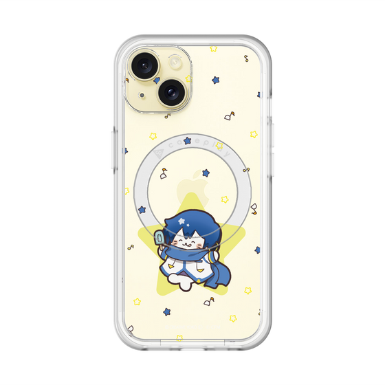 スリムプロテクションプレミアムケース with MagSafe［ しろたん×初音ミク - KAITO - しろたん変身 ］