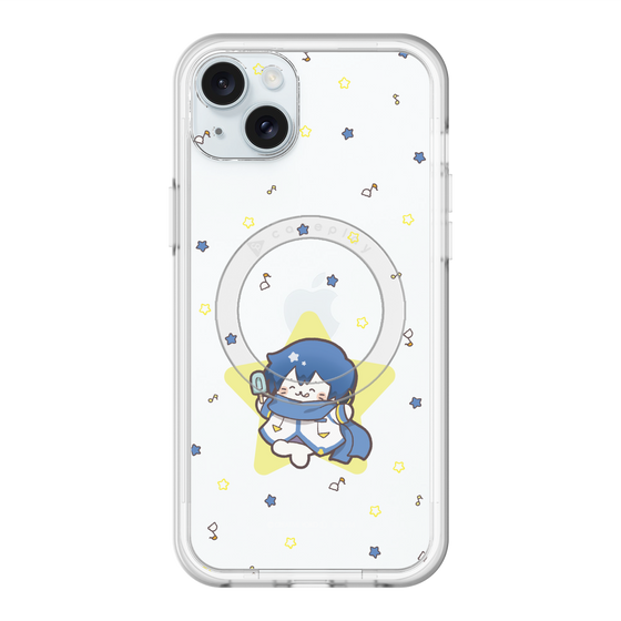 スリムプロテクションプレミアムケース with MagSafe［ しろたん×初音ミク - KAITO - しろたん変身 ］