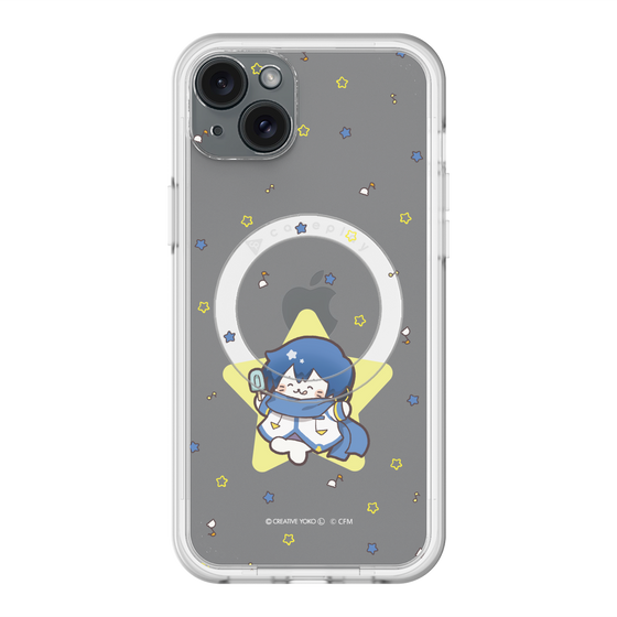 スリムプロテクションプレミアムケース with MagSafe［ しろたん×初音ミク - KAITO - しろたん変身 ］