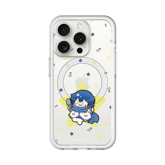 スリムプロテクションプレミアムケース with MagSafe［ しろたん×初音ミク - KAITO - しろたん変身 ］