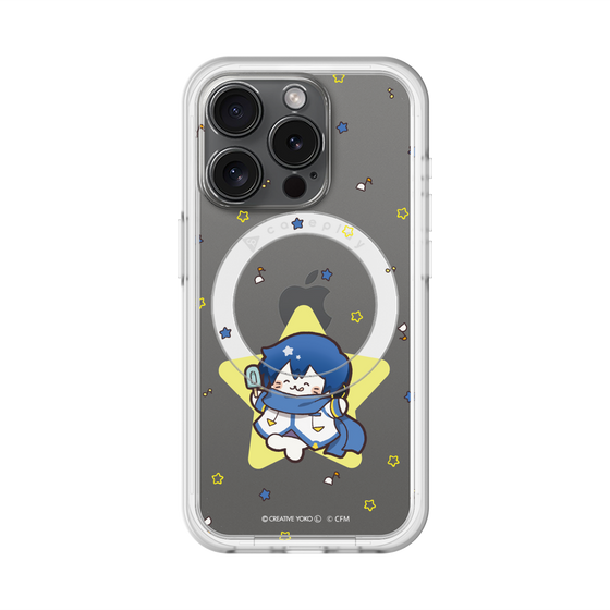 スリムプロテクションプレミアムケース with MagSafe［ しろたん×初音ミク - KAITO - しろたん変身 ］