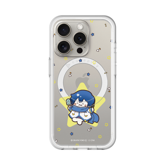 スリムプロテクションプレミアムケース with MagSafe［ しろたん×初音ミク - KAITO - しろたん変身 ］