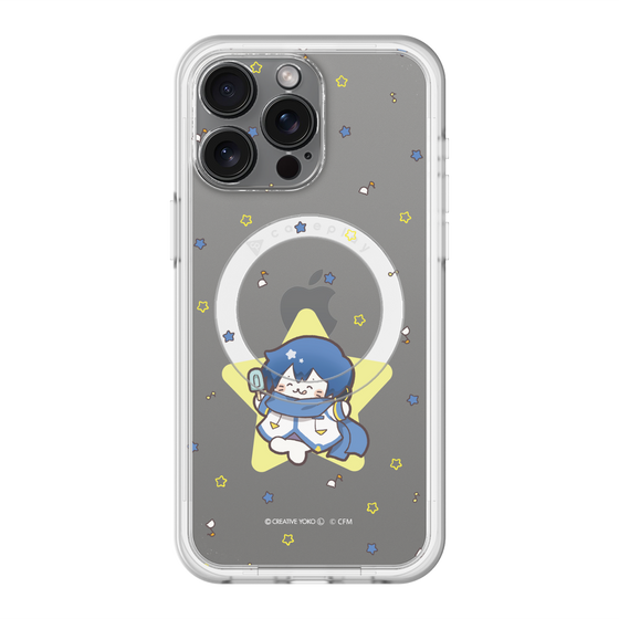 スリムプロテクションプレミアムケース with MagSafe［ しろたん×初音ミク - KAITO - しろたん変身 ］