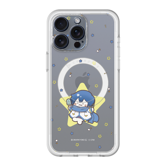 スリムプロテクションプレミアムケース with MagSafe［ しろたん×初音ミク - KAITO - しろたん変身 ］