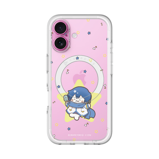 スリムプロテクションプレミアムケース with MagSafe［ しろたん×初音ミク - KAITO - しろたん変身 ］