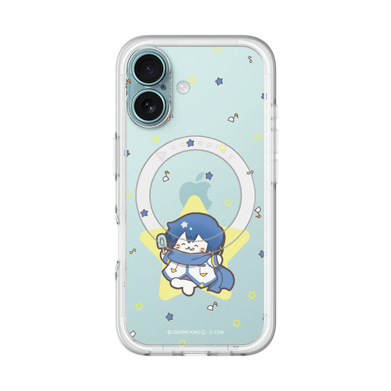 スリムプロテクションプレミアムケース with MagSafe［ しろたん×初音ミク - KAITO - しろたん変身 ］