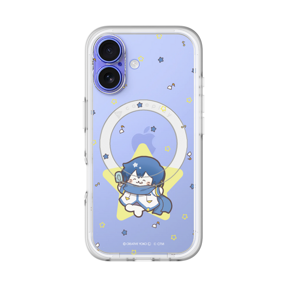スリムプロテクションプレミアムケース with MagSafe［ しろたん×初音ミク - KAITO - しろたん変身 ］
