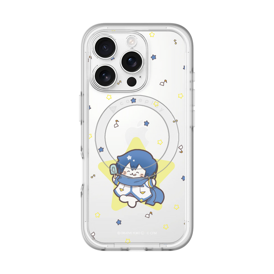 スリムプロテクションプレミアムケース with MagSafe［ しろたん×初音ミク - KAITO - しろたん変身 ］