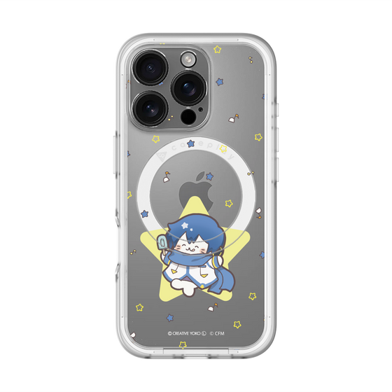 スリムプロテクションプレミアムケース with MagSafe［ しろたん×初音ミク - KAITO - しろたん変身 ］