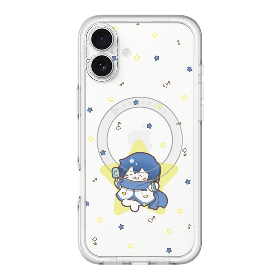 スリムプロテクションプレミアムケース with MagSafe［ しろたん×初音ミク - KAITO - しろたん変身 ］