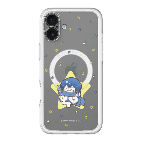 スリムプロテクションプレミアムケース with MagSafe［ しろたん×初音ミク - KAITO - しろたん変身 ］