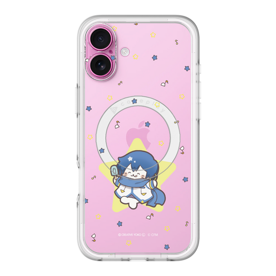 スリムプロテクションプレミアムケース with MagSafe［ しろたん×初音ミク - KAITO - しろたん変身 ］