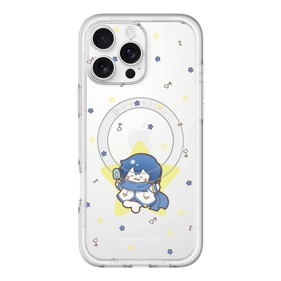 スリムプロテクションプレミアムケース with MagSafe［ しろたん×初音ミク - KAITO - しろたん変身 ］
