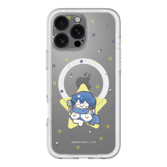 スリムプロテクションプレミアムケース with MagSafe［ しろたん×初音ミク - KAITO - しろたん変身 ］